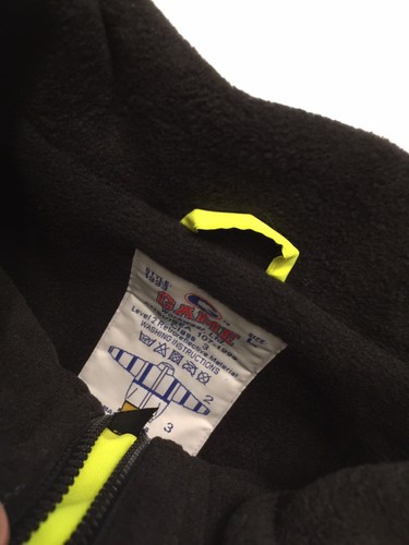 NWT Game Workwear 1333 3M Reflective Yellow Large L Jacket Coat Men's Lined Zip - Picture 4 of 10