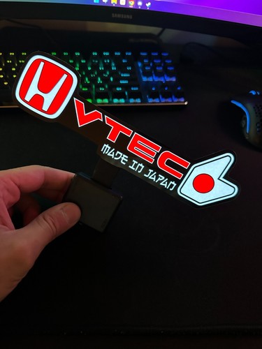 Honda VTEC Type R LED Panel 5 Stars Car Window Electric Sticker - Pure Colors - Picture 11 of 17