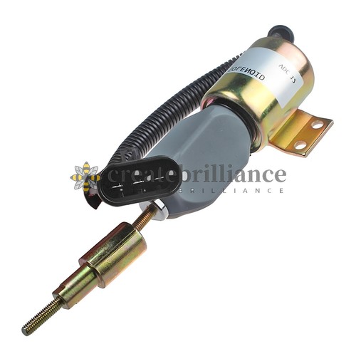 Fuel Shutoff Solenoid for Ford Diesel Engine 7.8L - Foto 3 di 7