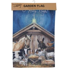 Primitives by Kathy O Holy Night Garden Flag 453401
