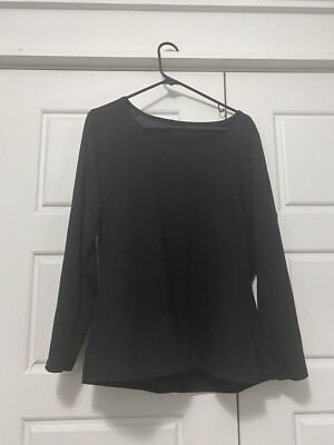 Cold Water Creek Size Large PrimaKnit Crewneck Tee Women s Top