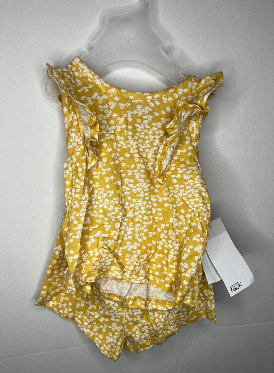 Nordstrom rack infant girls pcs floral ruffle set sz 12 M summer