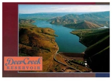 Postcard Heber Valley UT Deer Creek Reservoir CTL