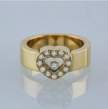 CHOPARD HAPPY DIAMOND RING 18K YELLOW GOLD