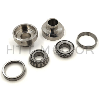 Chrome Raked 3 Degree Fork Neck Cup Kit Harley Ironhead 7/8 ID