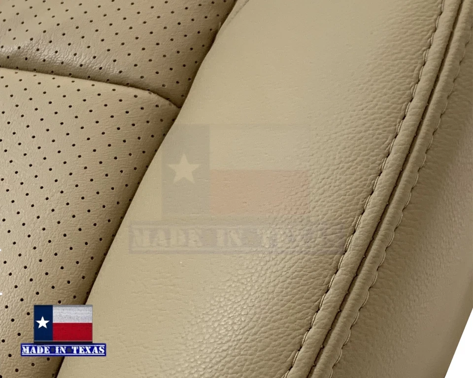 2009-2014 para Cadillac Escalade EXT Light Cashmere Tan Syn. Funda de asiento de cuero Foto 2 de 4