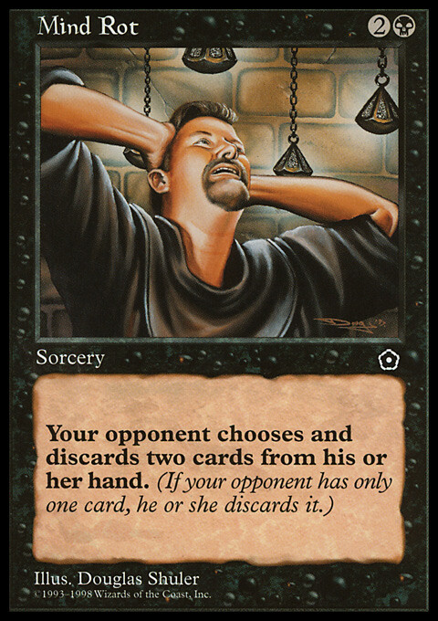 Magic the Gathering MTG Mind Rot (78) Portal Second Age   LP