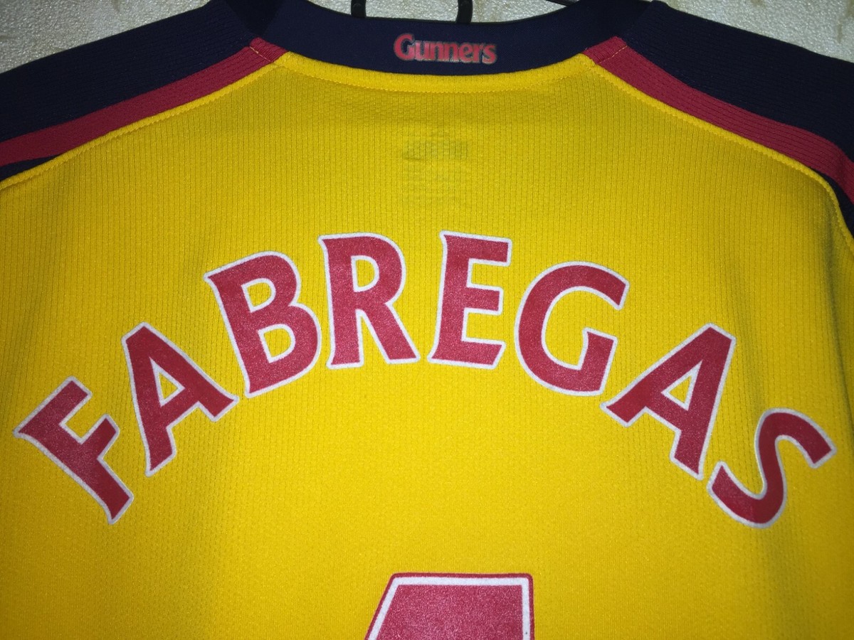 アーセナル　ユニフォーム（No.4 fabregas） Rare Arsenal London 2008-2009 away football shirt #4 Cesc