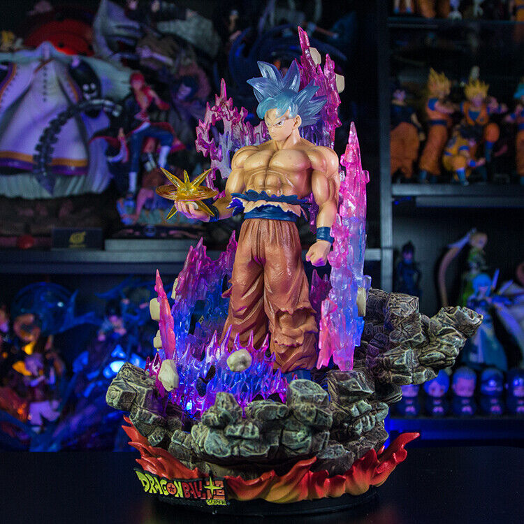 FC Son Goku Statue Dragon Ball Z Resin Figurine Model LED lights Not  Original