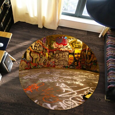 3D Graffiti Wall ZHUA347 Game Non Slip Rug Mat Photo Carpet Zoe