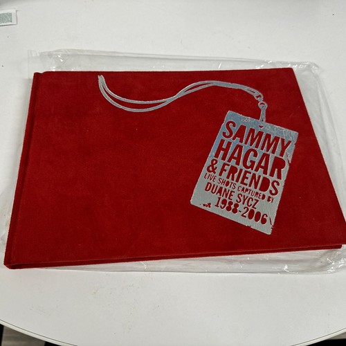 SAMMY HAGAR & FRIENDS Live Shots By Duane Sycz 1988-2006 Hardcover-AUTOGRAPHED!