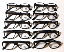 Vintage 10 Pc. Lot ELITE OPT Roy Black 50/18 Eyeglass Frame New Old Stock #R5