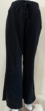 Victoria's Secret PINK Fleece High Waist Flare Sweatpants Black XXL