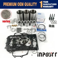 STD Vortex Piston Overhaul Rebuild Kit For Kubota D1703 D1703E L3300DT L3410DT