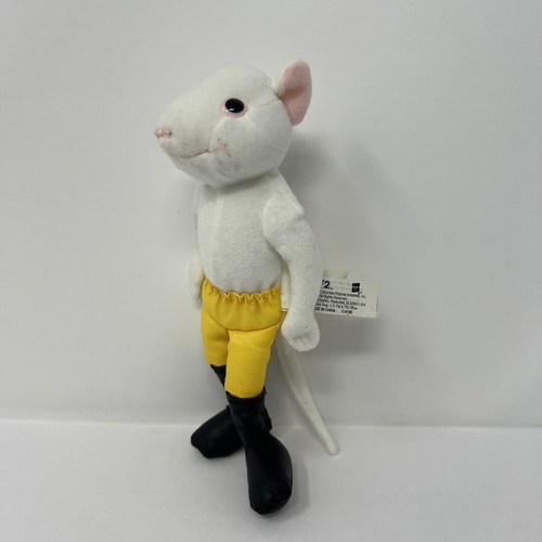 Hasbro Rare Stuart Little Mini Plush 8" Mouse w/ Boots Yellow Short Stuffed Toy - Picture 16 of 24