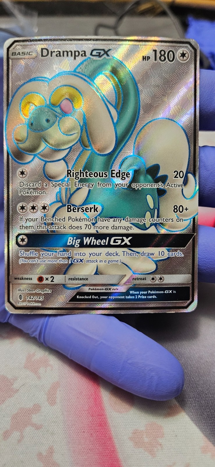 Drampa GX (Full Art) 142/145 Sm-Guardians Rising Holo