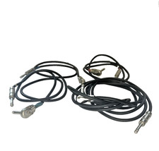 Lot Of 4 - 1/4  Audio Instrument Guitar Cables