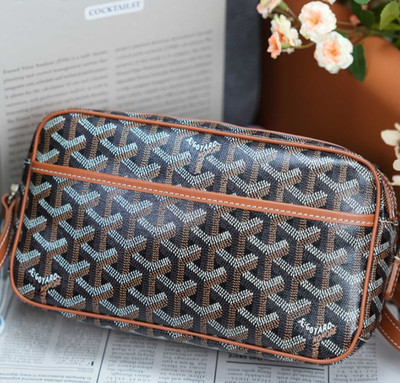 Goyard Monogram Camera Bag 2ways Shoulder Crossbody Bag Women