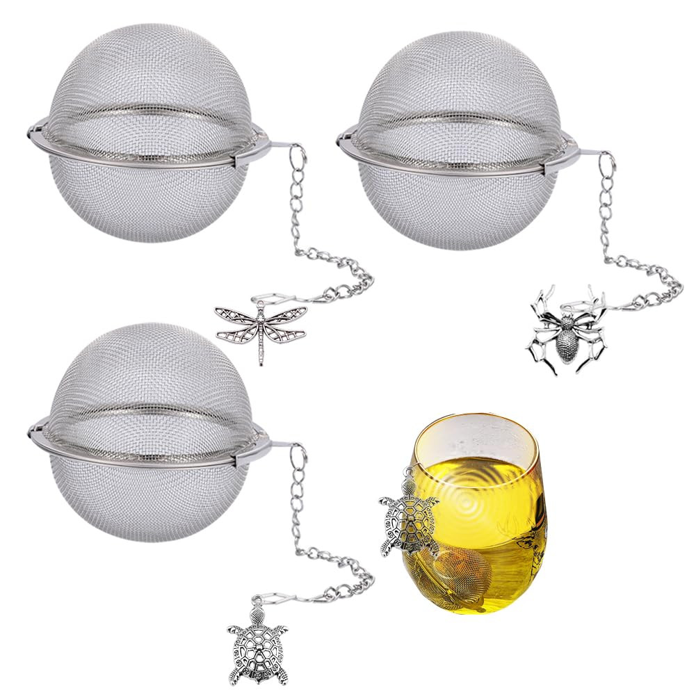 Tea Infusers for Loose Tea 3 Sets Tea Infuser Loose Leaf Tea Steeper Tea Stai...