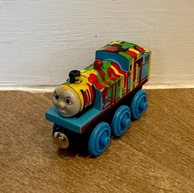 Thomas the train Wooden Railway Paint-Splattered Thomas Train Special Edition