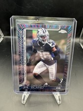 2025 Topps Chrome Football Daron Bland Neon Pulse Refractor
