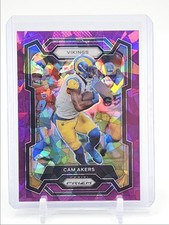 CAM AKERS 2023 PANINI PRIZM FOOTBALL PURPLE ICE VIKINGS #164 /225 Q5454