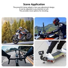 Double Head Aluminum Alloy Camera Mount Clamp For Camera Rigs Extension Rod