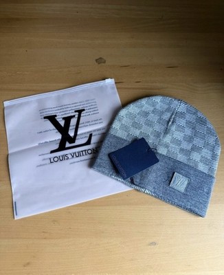 Louis Vuitton Néo Petit Damier Beanie M77985 Grau