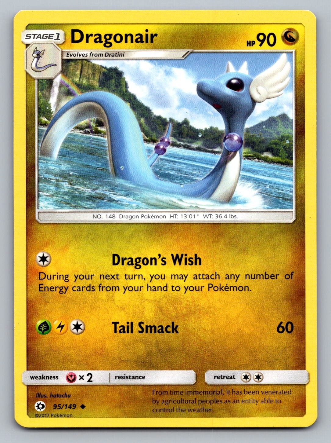 Pokemon TCG SM Base Set Dragonair 95/149