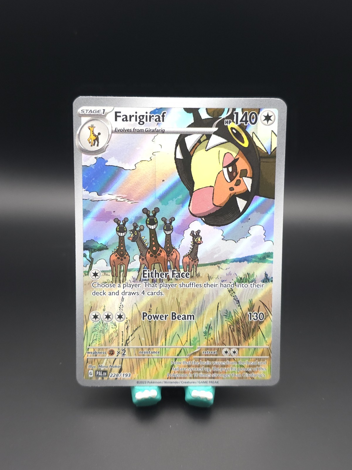 Farigiraf 228/193 - SV: Paldea Evolved - Illustration Rare NM Pokemon