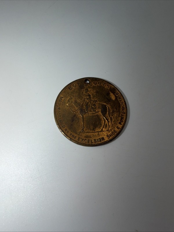 Excelsior Shoe Company Boy Spurs Good Luck Token