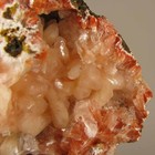 2.1" Orange HEULANDITE & STILBITE Crystal Cluster on Matrix- Maharashtra, India — photo 2