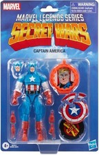 Hasbro Marvel Legends Classic Captain America Figure Secret Wars 40th 6in