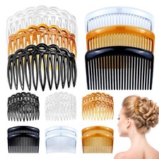 18 Piece Twist Comb Set - Plastic Side Hair Clips With 11/25 Teeth for Multip...