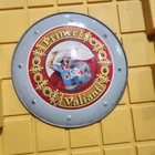 VINTAGE MARX TIN LITHO KING ARTHUR PRINCE VALIANT SHIELD FROM COSTUME H91