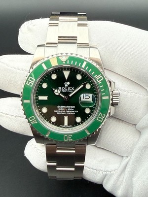 Rolex Submariner 116610LV Hulk 2019 Full Set Box Papers