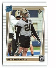 2021 Donruss Optic #276 Pete Werner Rookie New Orleans Saints RC