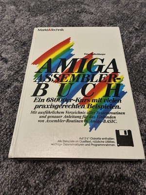 Retro Commodore Buch Markt&Technik - AMIGA ASSEMBLER-BUCH, mit original Disk