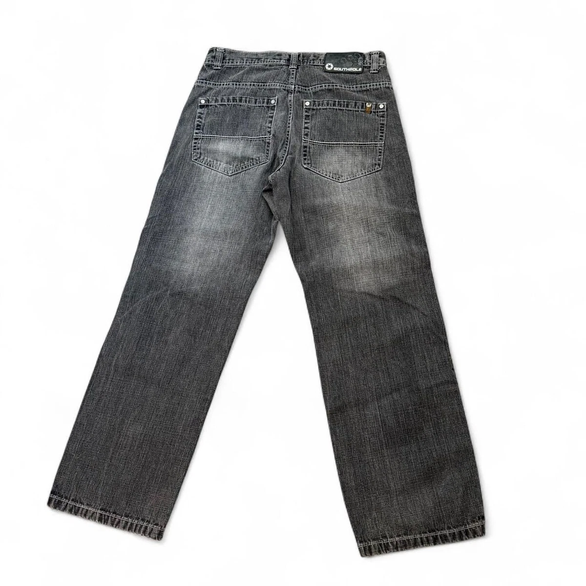 希少】southpole black denim 南極 hiphop Vintage Southpole Baggy 