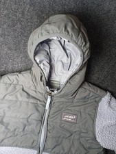 Eddie Bauer Kids Small 7/8 Long Sleeve Fleece Full Zip Hooded Jacket