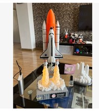 NEW 1:200 NASA Space Shuttle Night Lamp Model Rocket Spacecraft 3D Model Builded