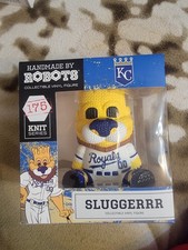 KC Royals Sluggerrr Collectible Vinyl Figure 175 Knit Series Handmade Robots NIB