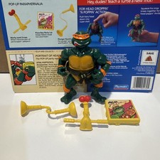 1991 Playmates Teenage Mutant Ninja Turtles Head Droppin' Mike Compete