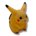Vintage Pikachu Pokemon Rubber Figure Toy 2.5 Inch Yellow Pocket Monsters 1990s