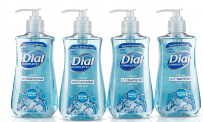 #ad 4 Bottles of Dial Complete Liquid Hand Soap Spring Water Scent 7.5 fl oz Each Y1 $26.99