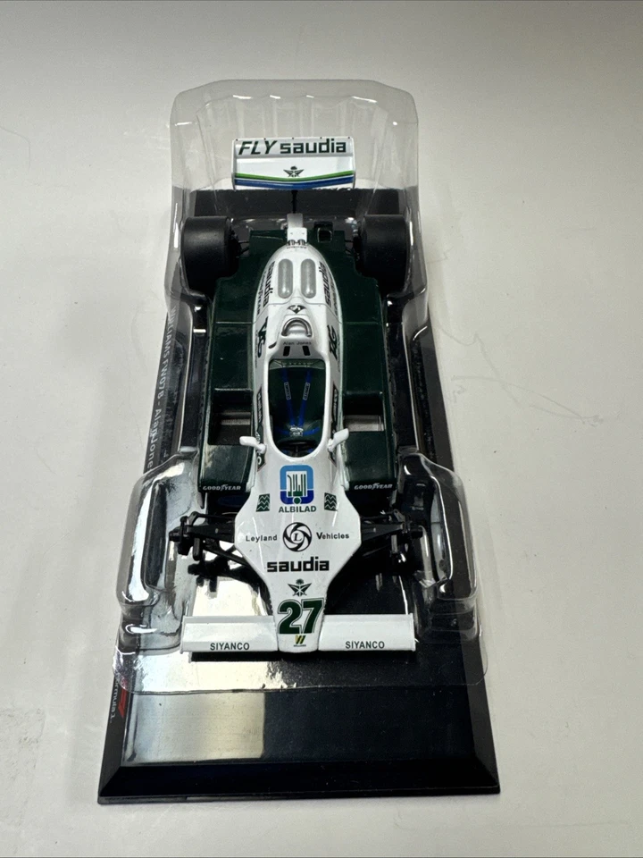 WILLIAMS FW07B Jones World Champion 1980 para reparación o piezas 1:43 sin neumáticos delanteros Foto 2 de 4