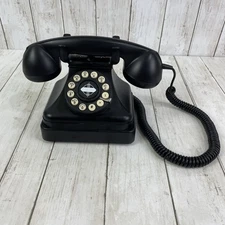 VTG Style Crosley Kettle Desktop Phone CR62 Push Button Landline Phone Working 