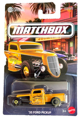 Matchbox '35 Ford Pickup 3/5 Local Cruisers '25 1:64 Modellauto Spielzeug Hotrod