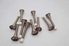 Taymor Spring Door Stop Satin Nickel 10 Pack Flexible Heavy Duty Doorstop