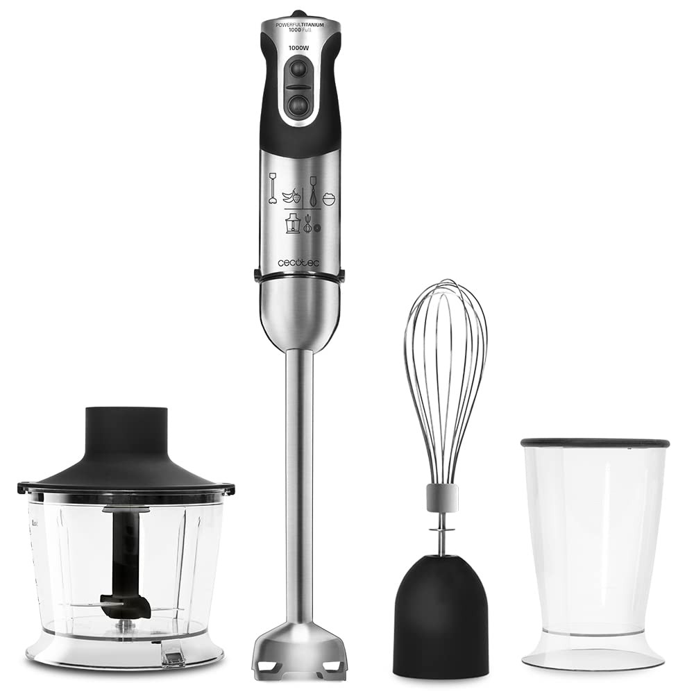 Cecotec Powerful Titanium 1000W | Il Miglior Alleato per Pappe e Salse